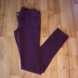 Burgundy Guess Jeggings